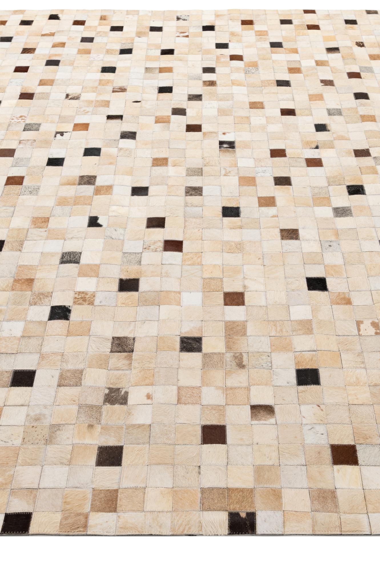 8' x 9' 11 Cowhide - Patchwork Rug