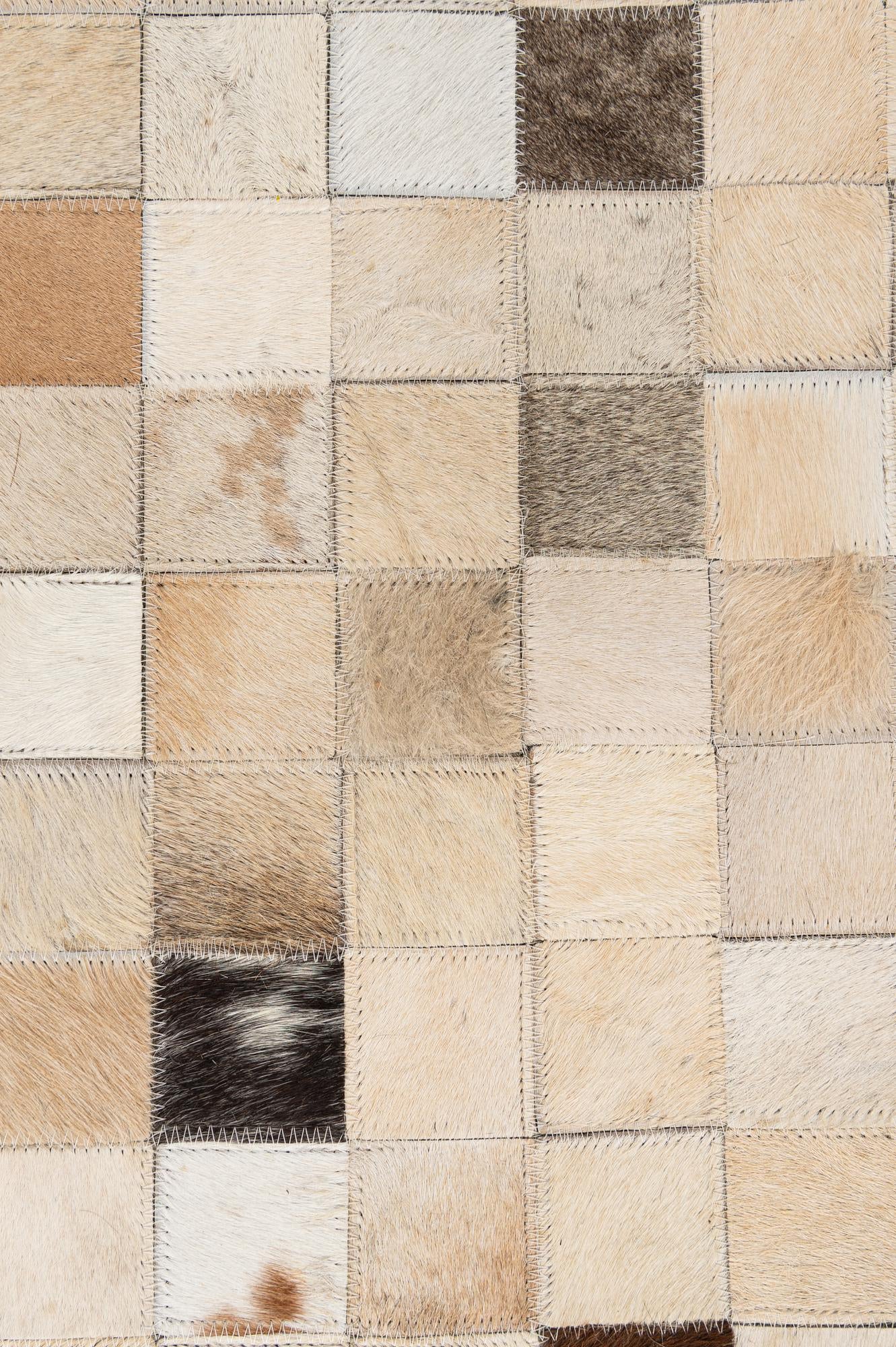 8' x 9' 11 Cowhide - Patchwork Rug