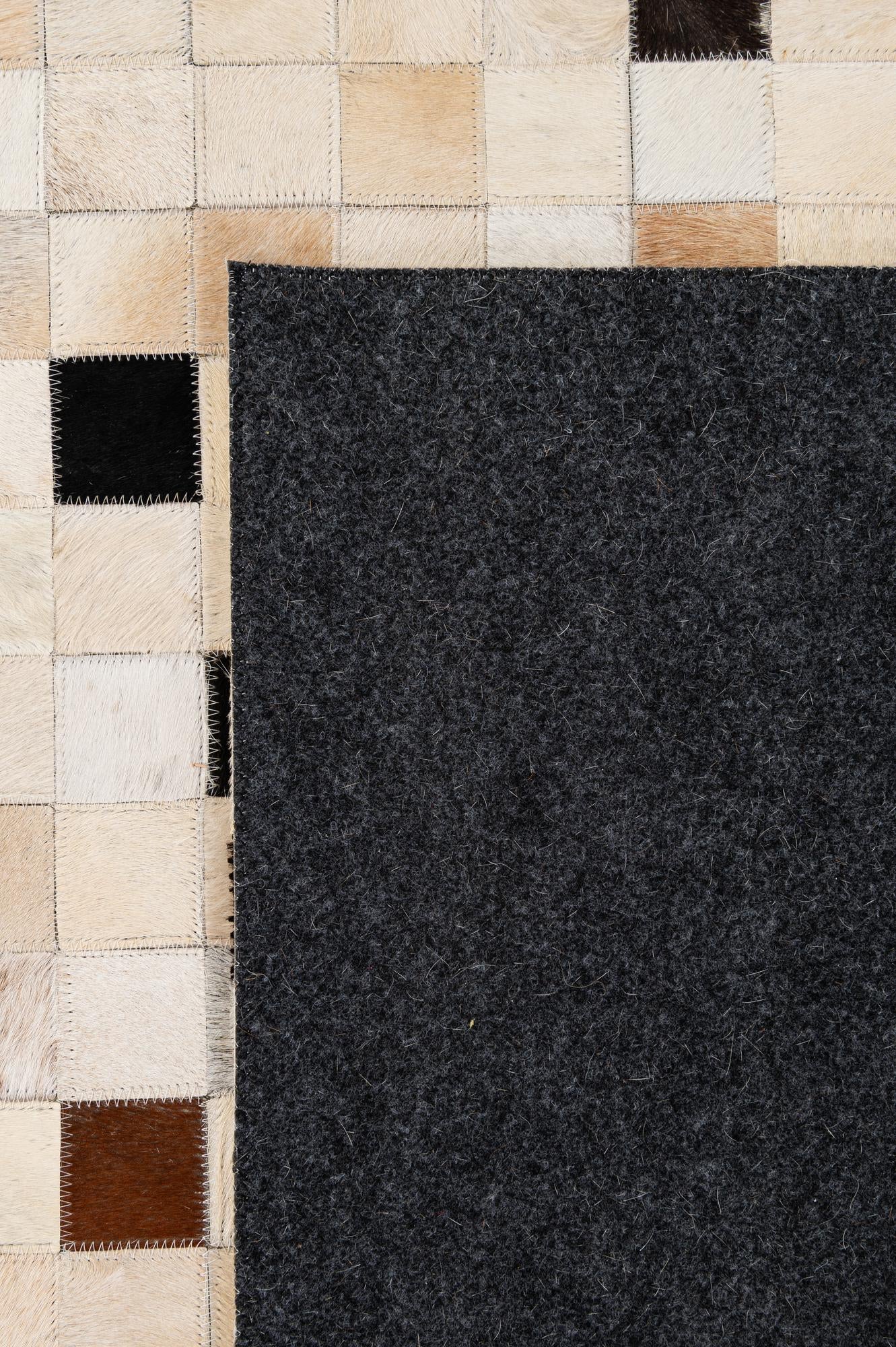 8' x 9' 11 Cowhide - Patchwork Rug