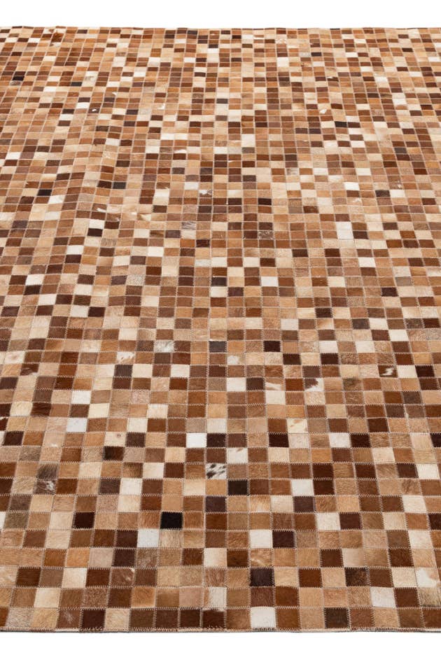 Detail image of 7' 11 x 9' 10 Cowhide - Patchwork Rug