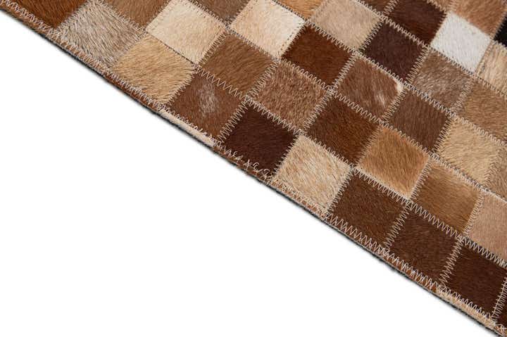 7' 11 x 9' 10 Cowhide - Patchwork Rug