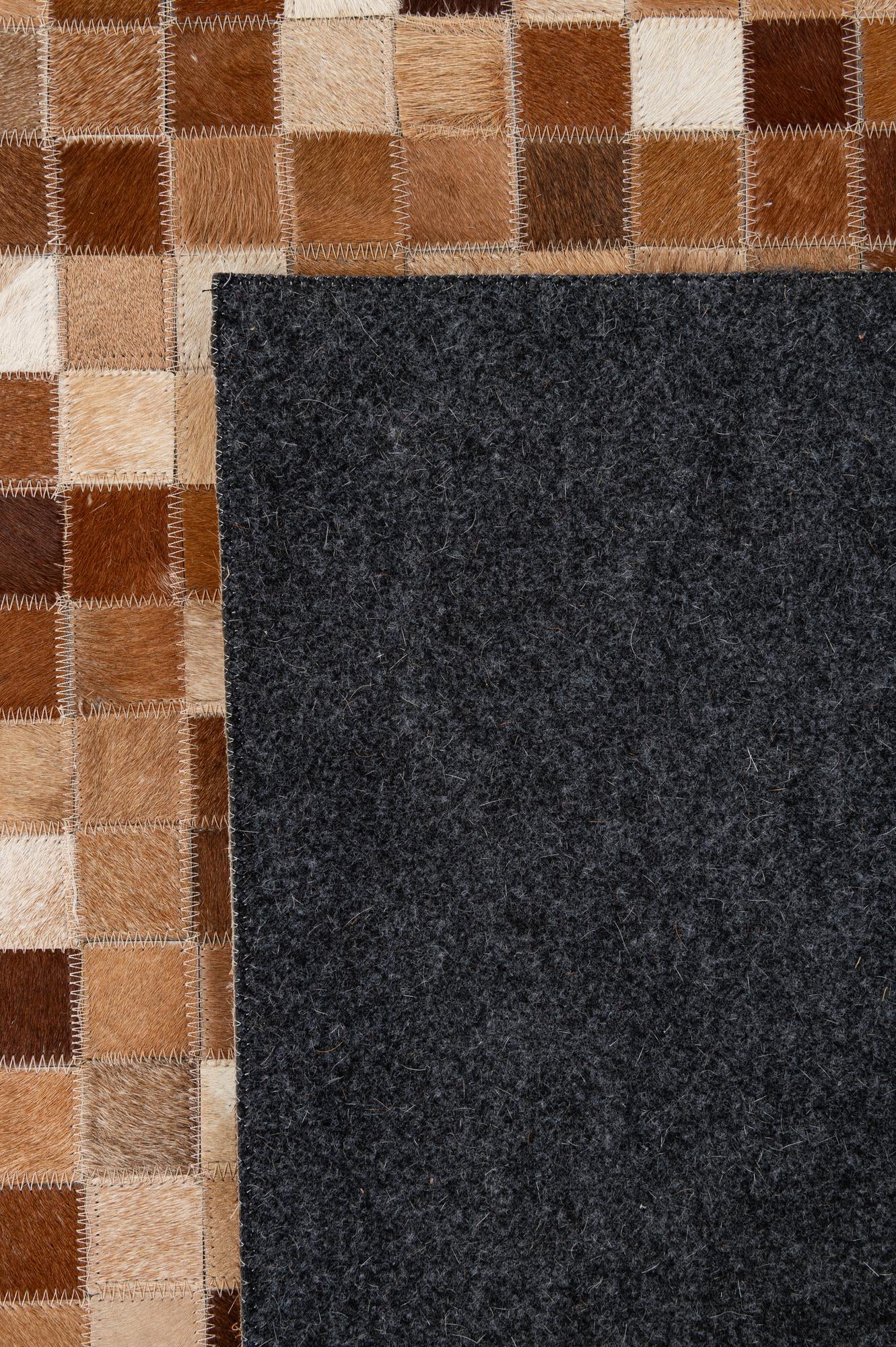7' 11 x 9' 10 Cowhide - Patchwork Rug