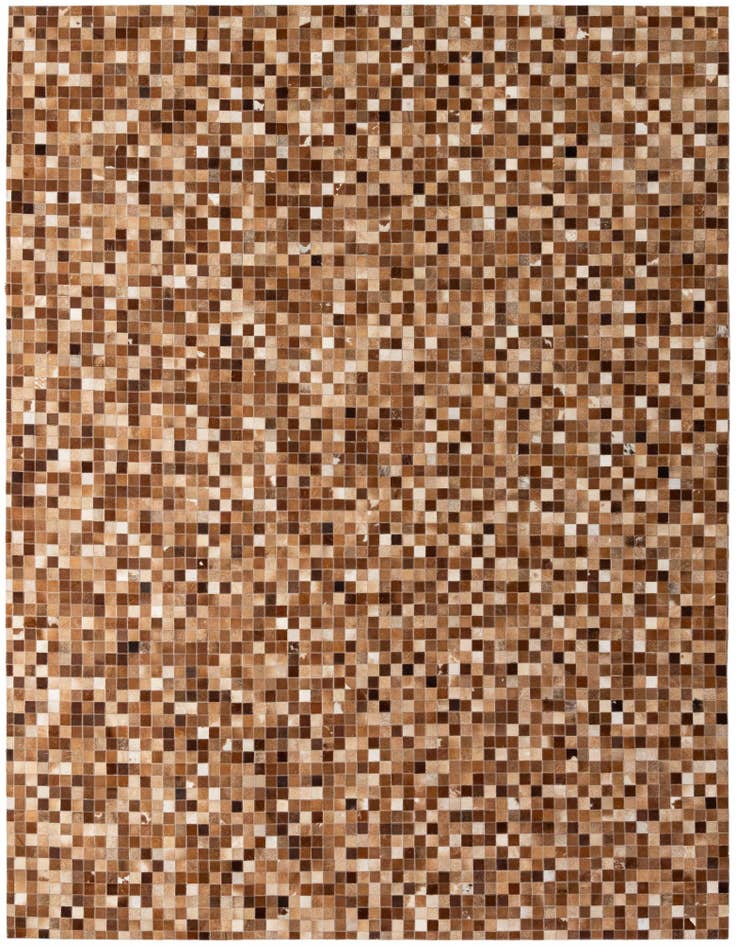 Detail image of 7' 11 x 9' 10 Cowhide - Patchwork Rug