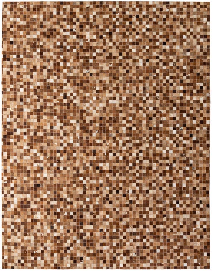 Detail image of 7' 11 x 9' 10 Cowhide - Patchwork Rug