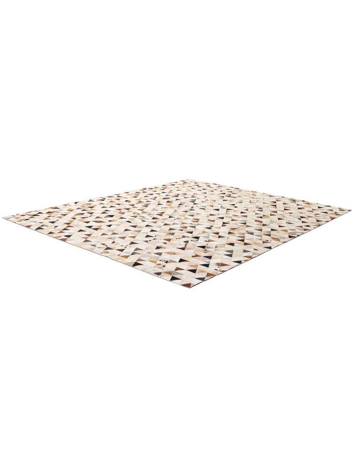 7' 11 x 9' 8 Cowhide - Patchwork Rug