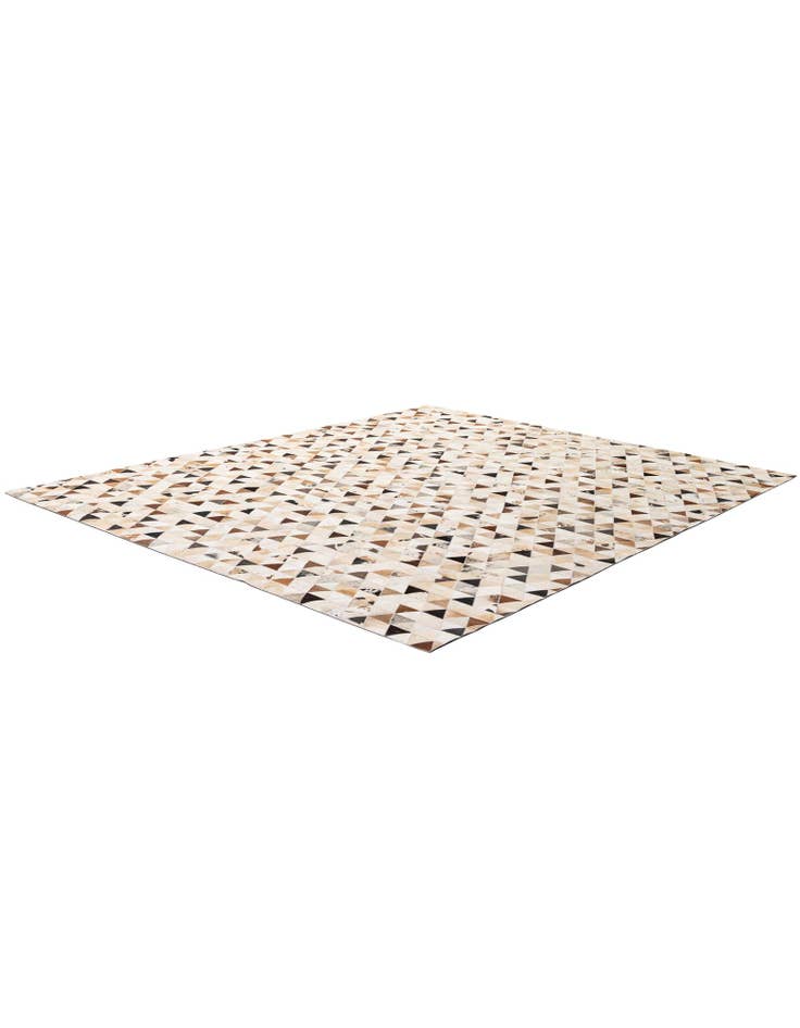 Detail image of 7' 11 x 9' 8 Cowhide - Patchwork Rug