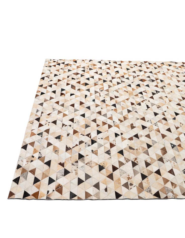 Detail image of 7' 11 x 9' 8 Cowhide - Patchwork Rug