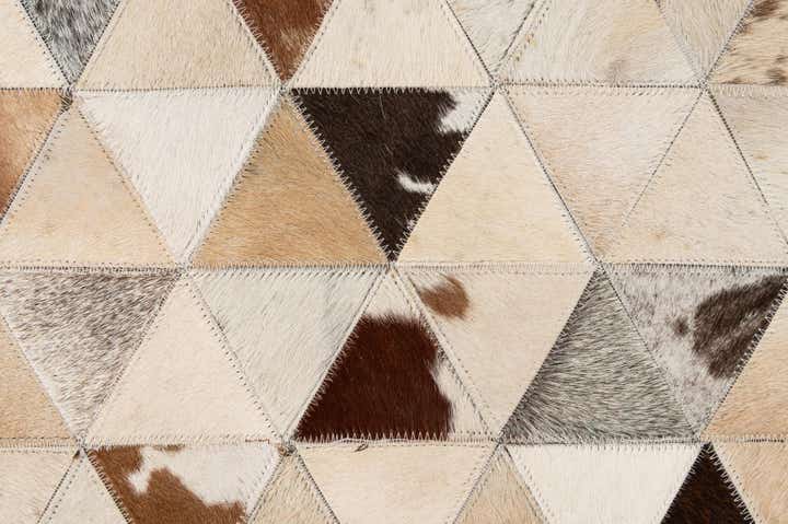 7' 11 x 9' 8 Cowhide - Patchwork Rug