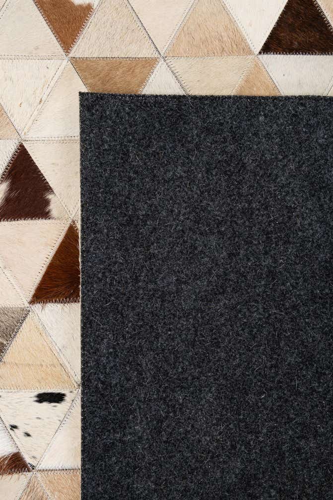 7' 11 x 9' 8 Cowhide - Patchwork Rug