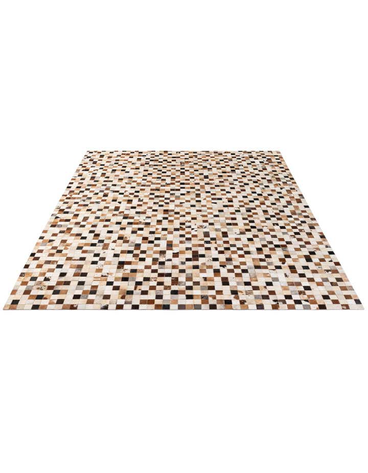 8' x 9' 11 Cowhide - Patchwork Rug