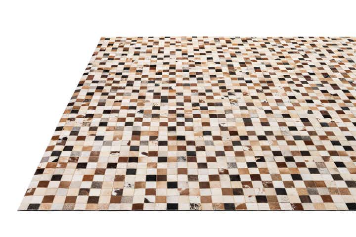 8' x 9' 11 Cowhide - Patchwork Rug