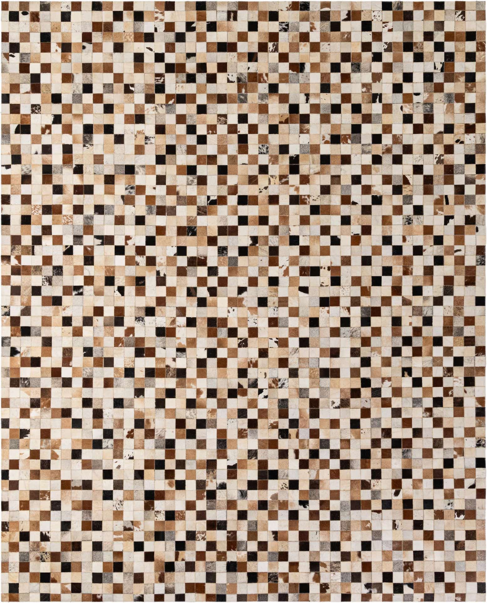 8' x 9' 11 Cowhide - Patchwork Rug