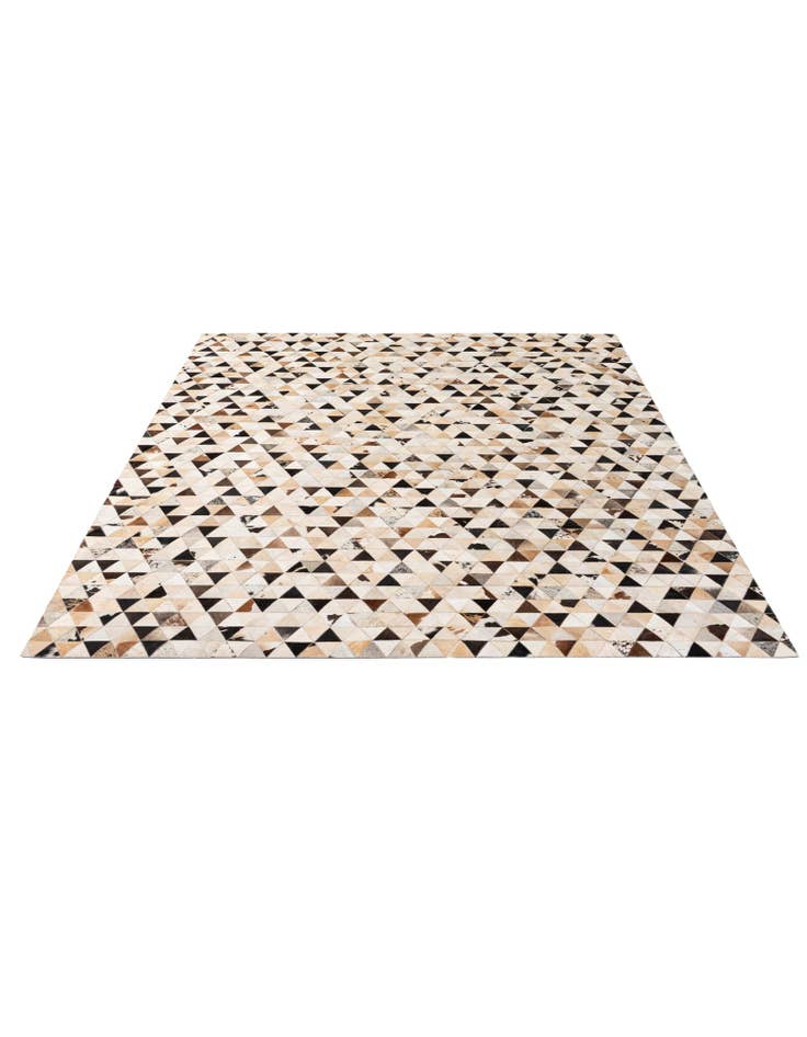 Detail image of 8' x 9' 10 Cowhide - Patchwork Rug