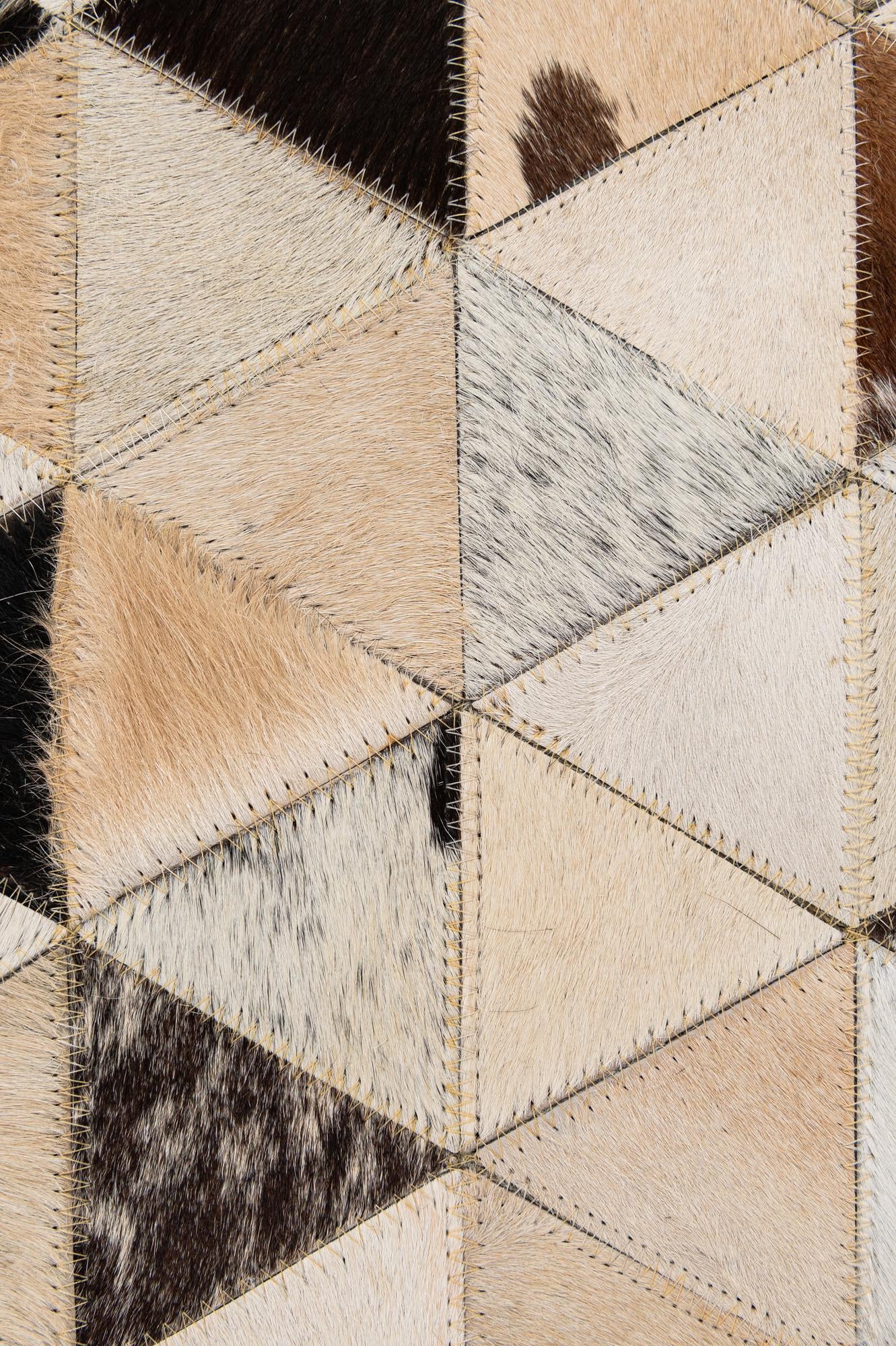 8' x 9' 10 Cowhide - Patchwork Rug