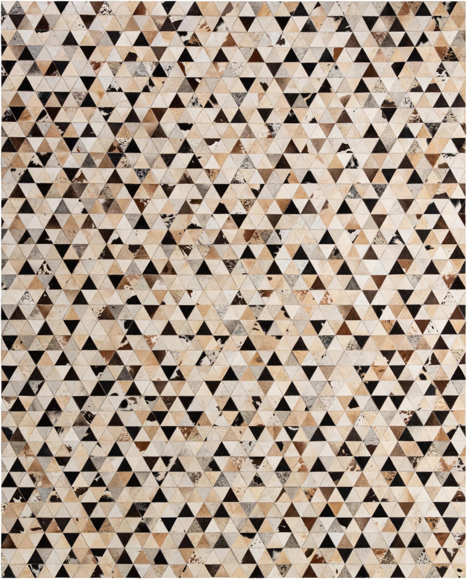 8' x 9' 10 Cowhide - Patchwork Rug