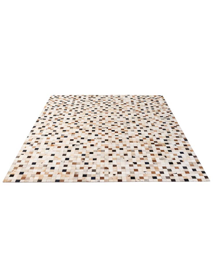 Detail image of 8' x 10' Cowhide - Patchwork Rug