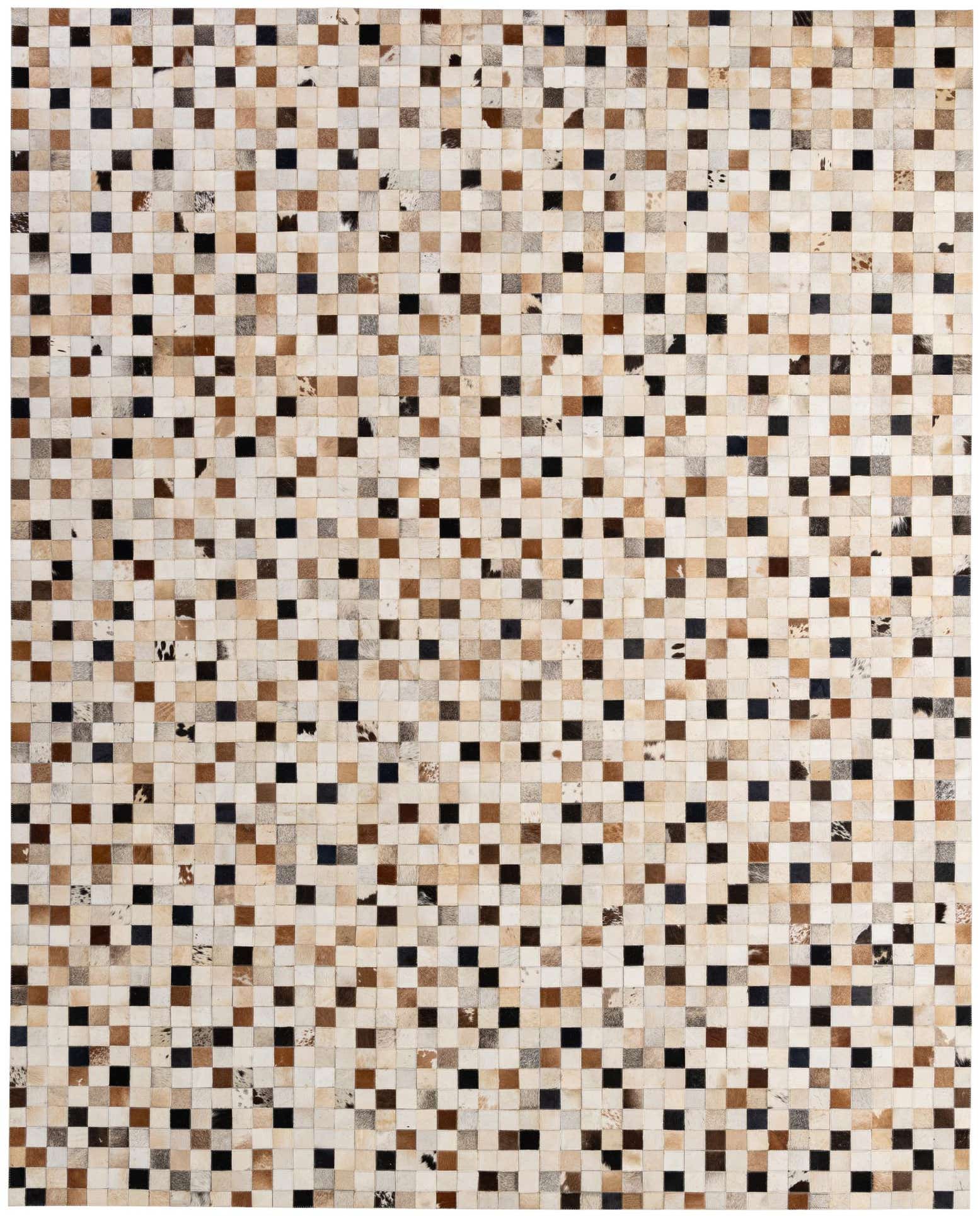 8' x 10' Cowhide - Patchwork Rug