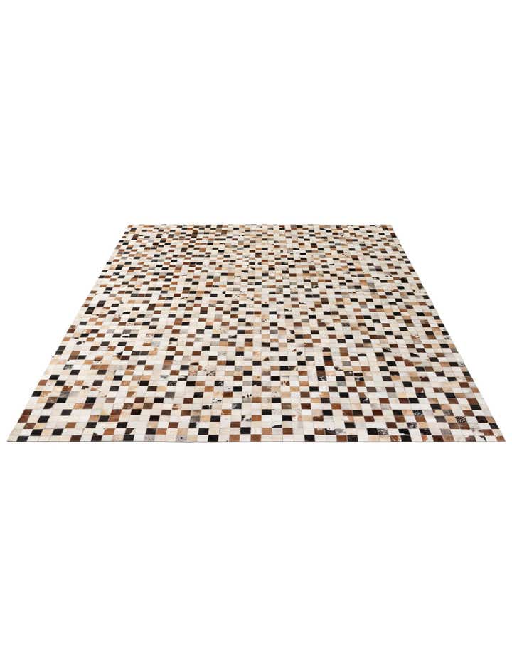8' x 9' 11 Cowhide - Patchwork Rug
