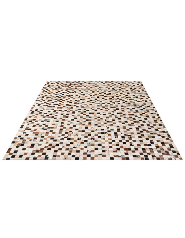 Detail image of 8' x 9' 11 Cowhide - Patchwork Rug