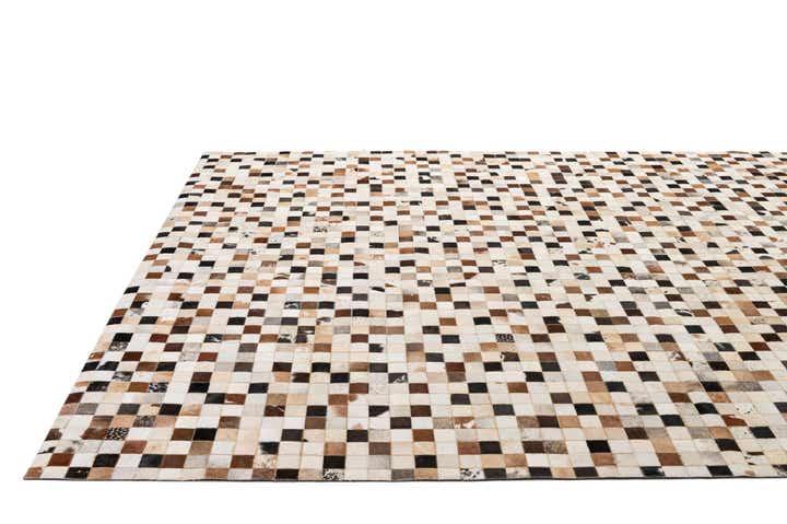 8' x 9' 11 Cowhide - Patchwork Rug