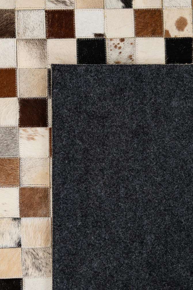 8' x 9' 11 Cowhide - Patchwork Rug