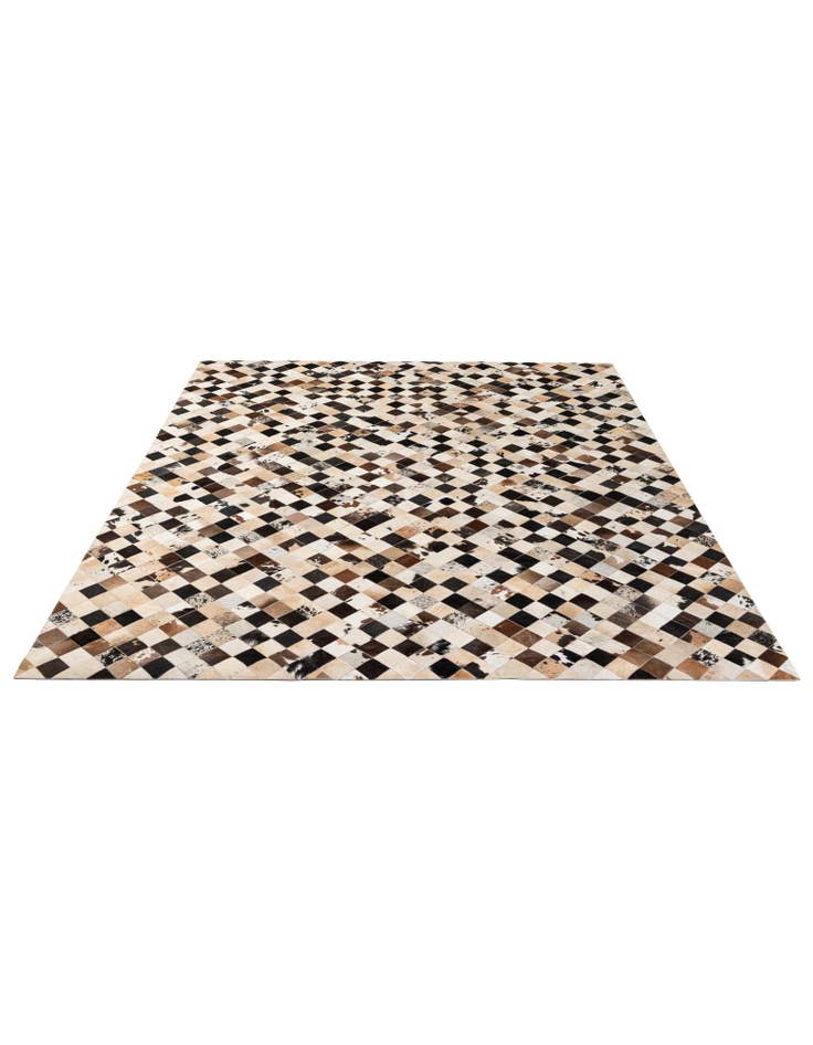 Detail image of 8' x 9' 11 Cowhide - Patchwork Rug
