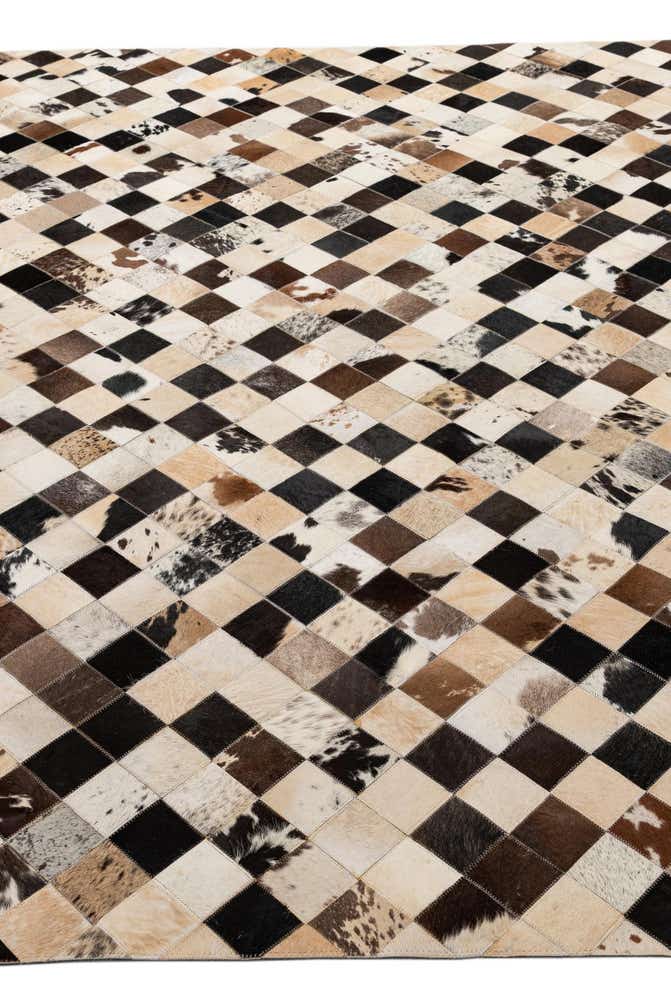 8' x 9' 11 Cowhide - Patchwork Rug