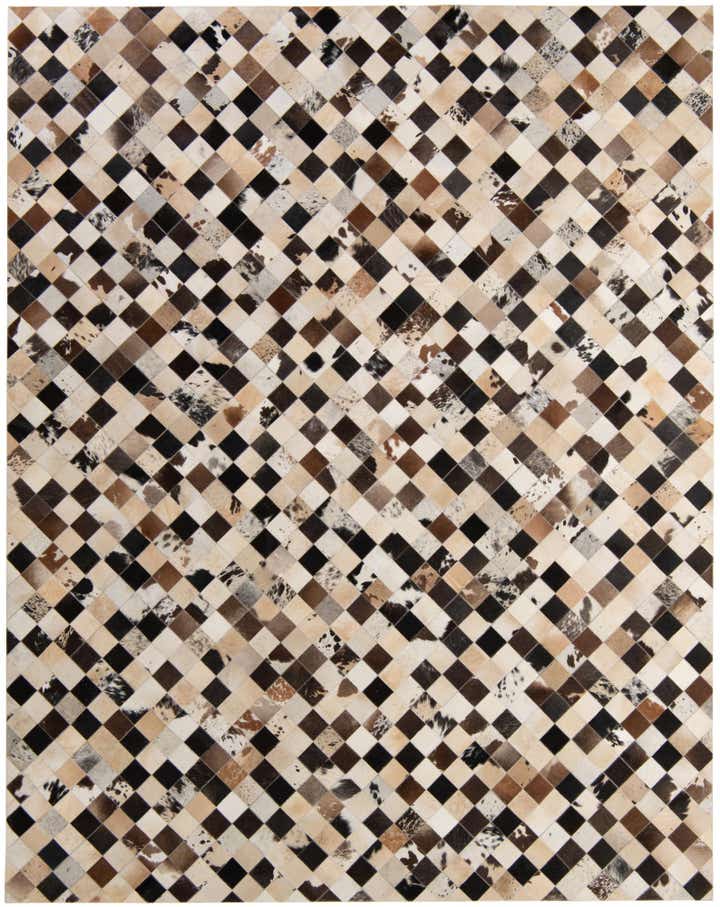 8' x 9' 11 Cowhide - Patchwork Rug
