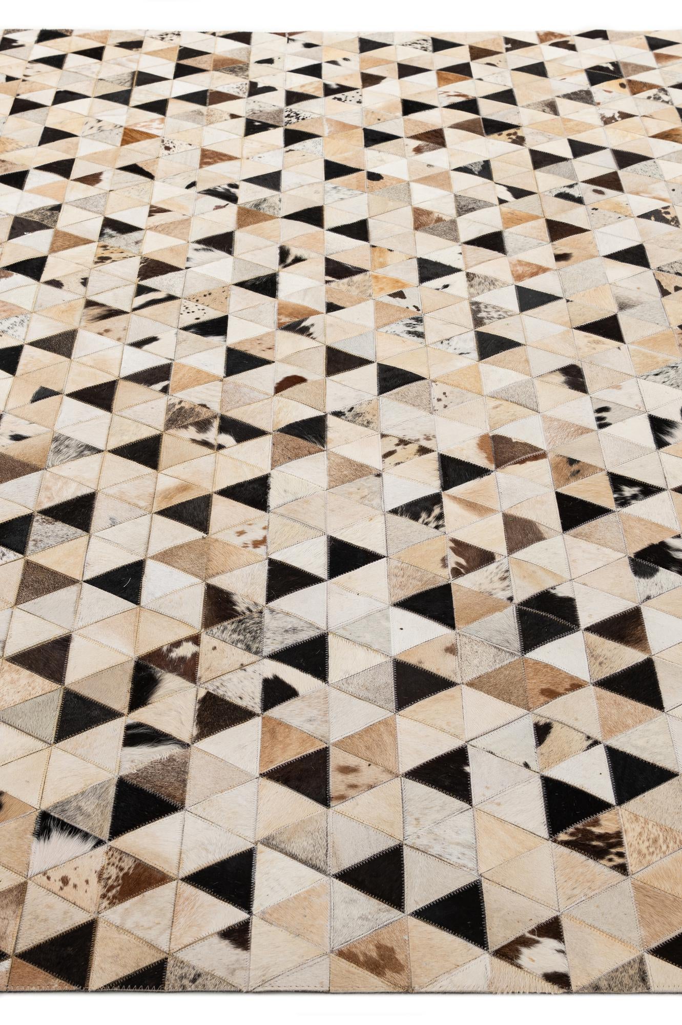 8' x 9' 10 Cowhide - Patchwork Rug