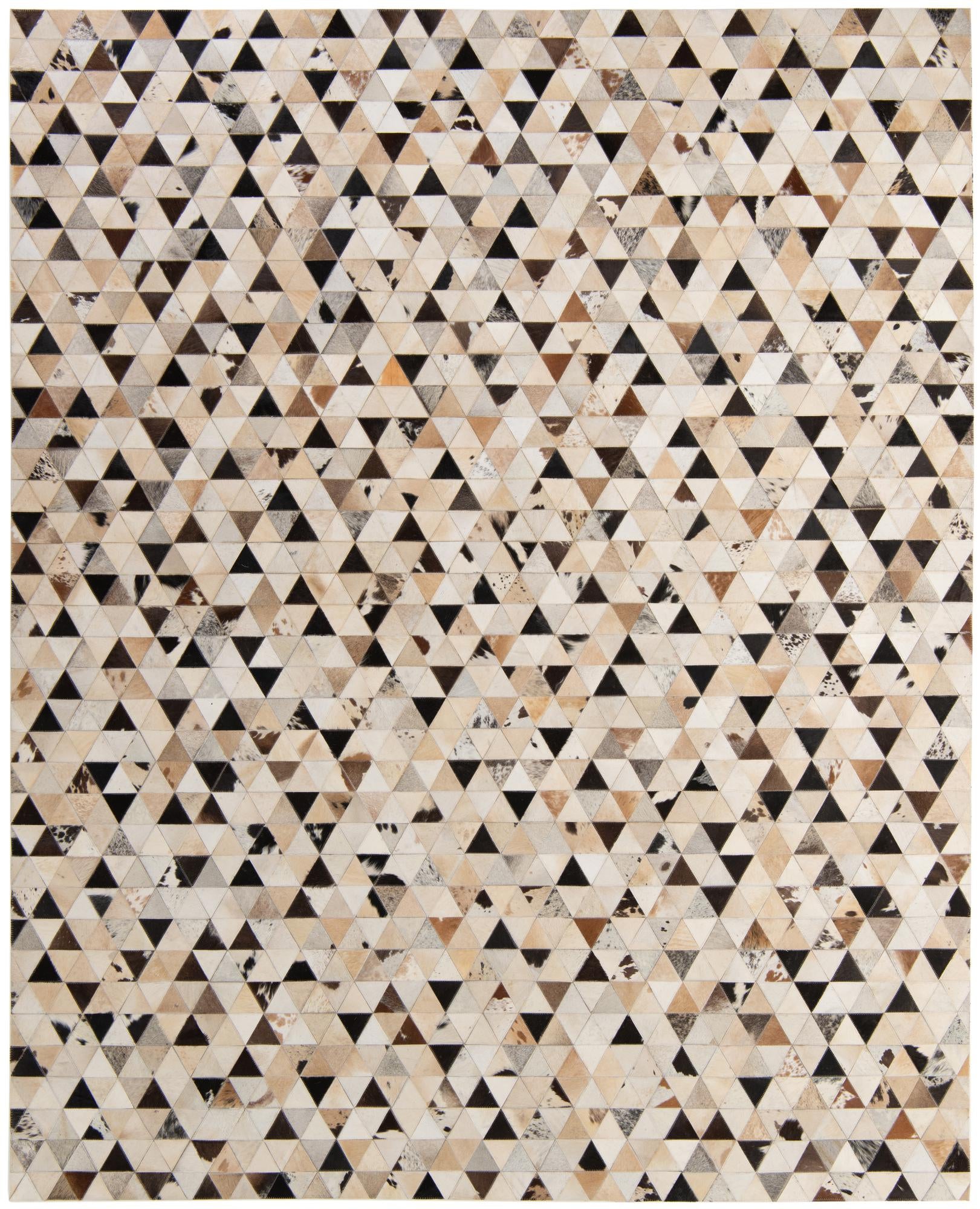 8' x 9' 10 Cowhide - Patchwork Rug