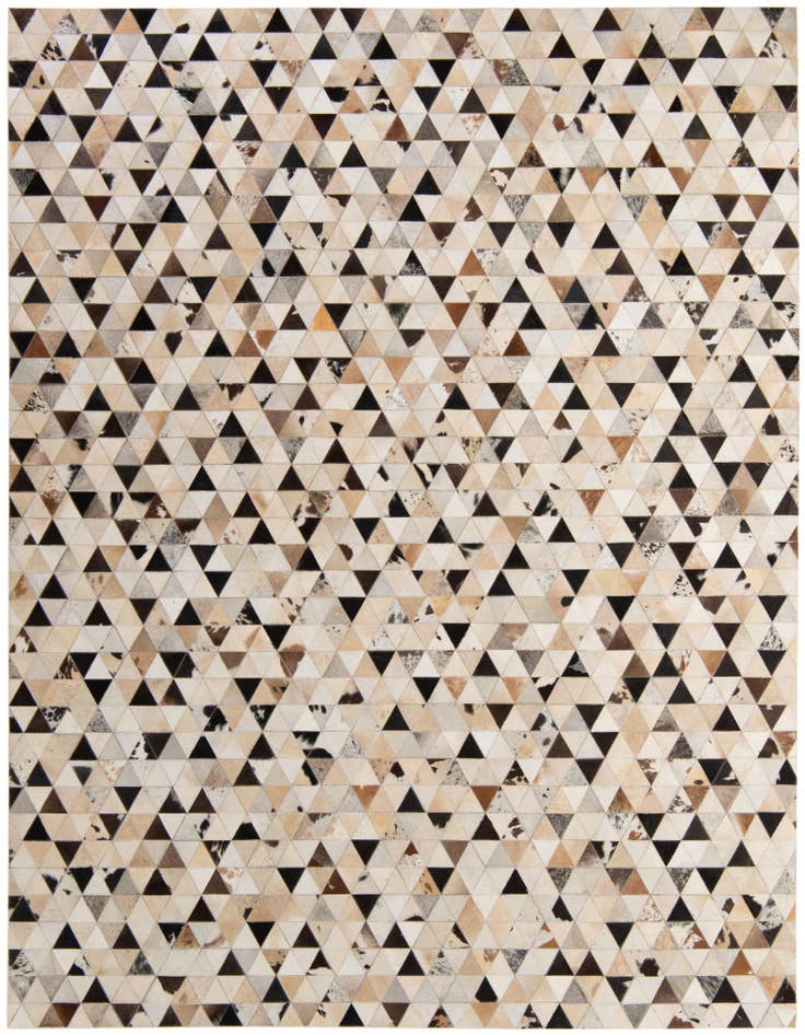 Detail image of 8' x 9' 10 Cowhide - Patchwork Rug