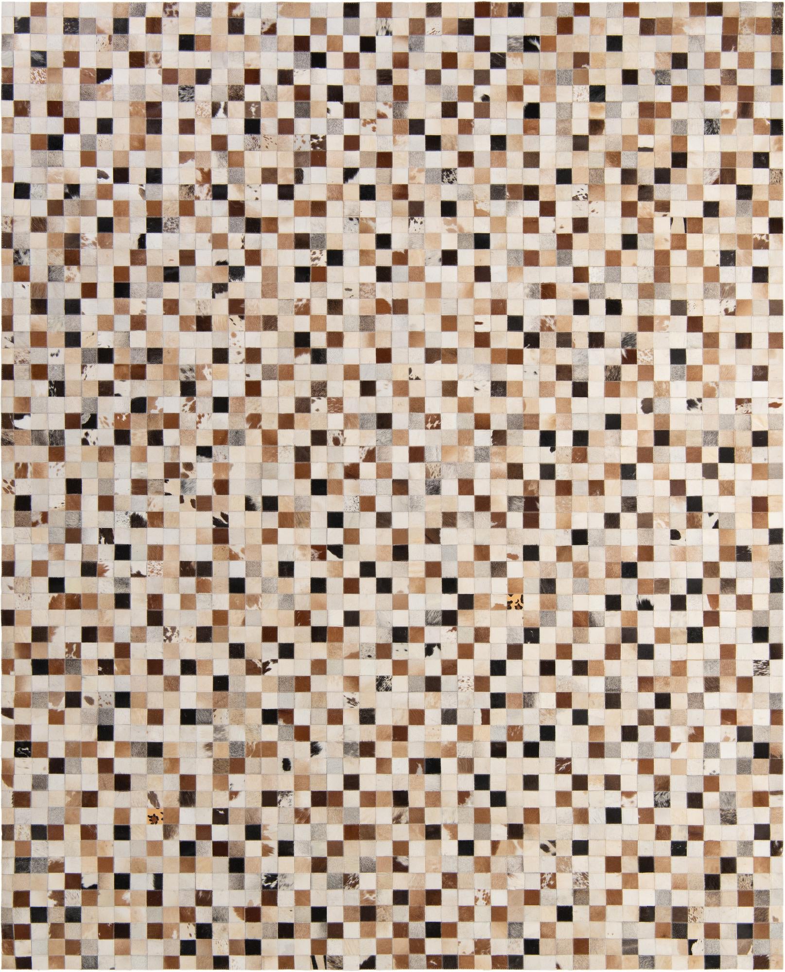 8' 2 x 9' 11 Cowhide - Patchwork Rug