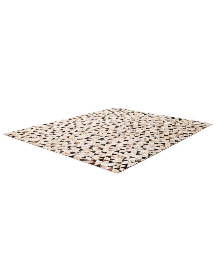 Detail image of 8' x 9' 10 Cowhide - Patchwork Rug