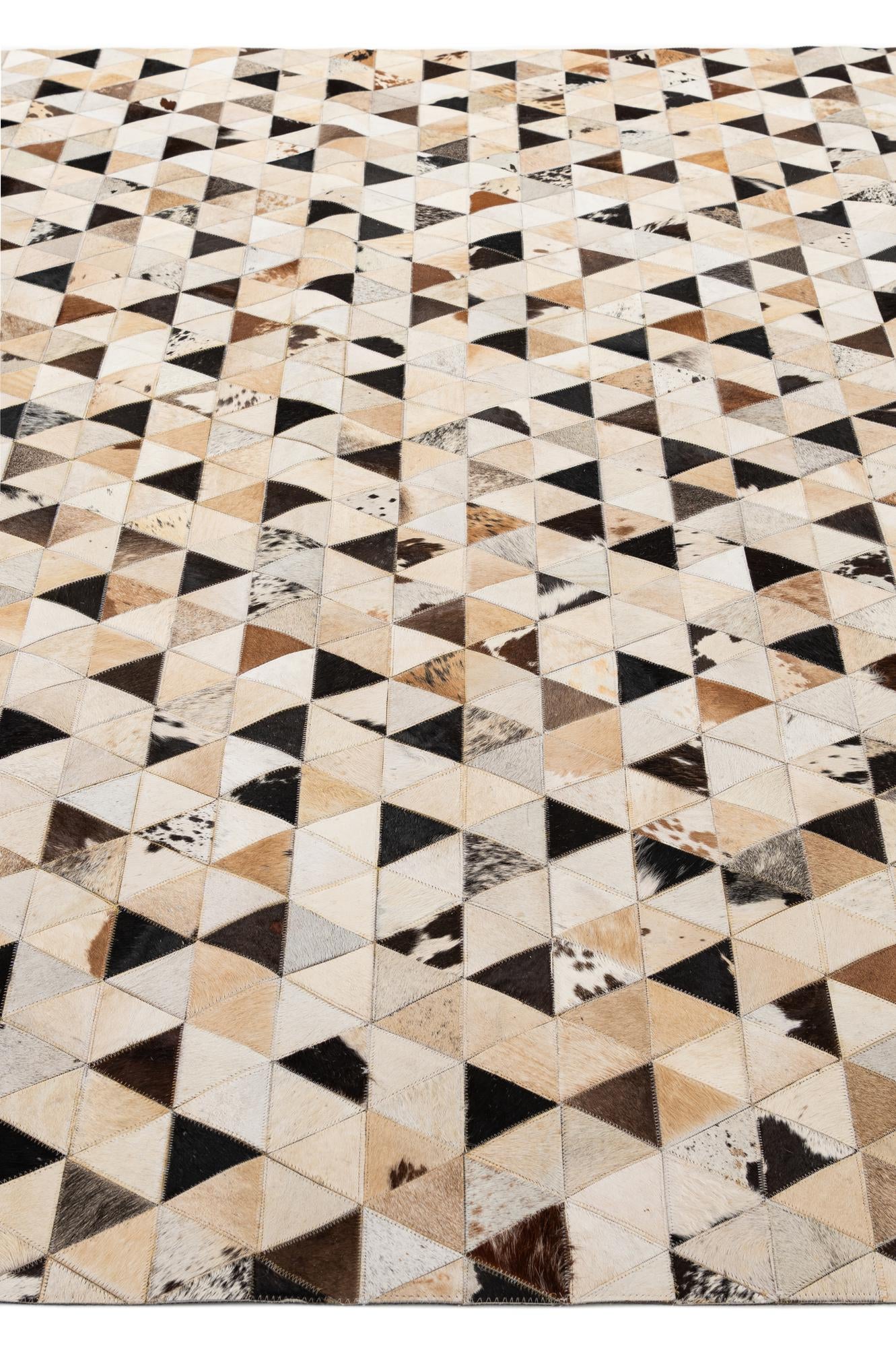 8' x 9' 10 Cowhide - Patchwork Rug