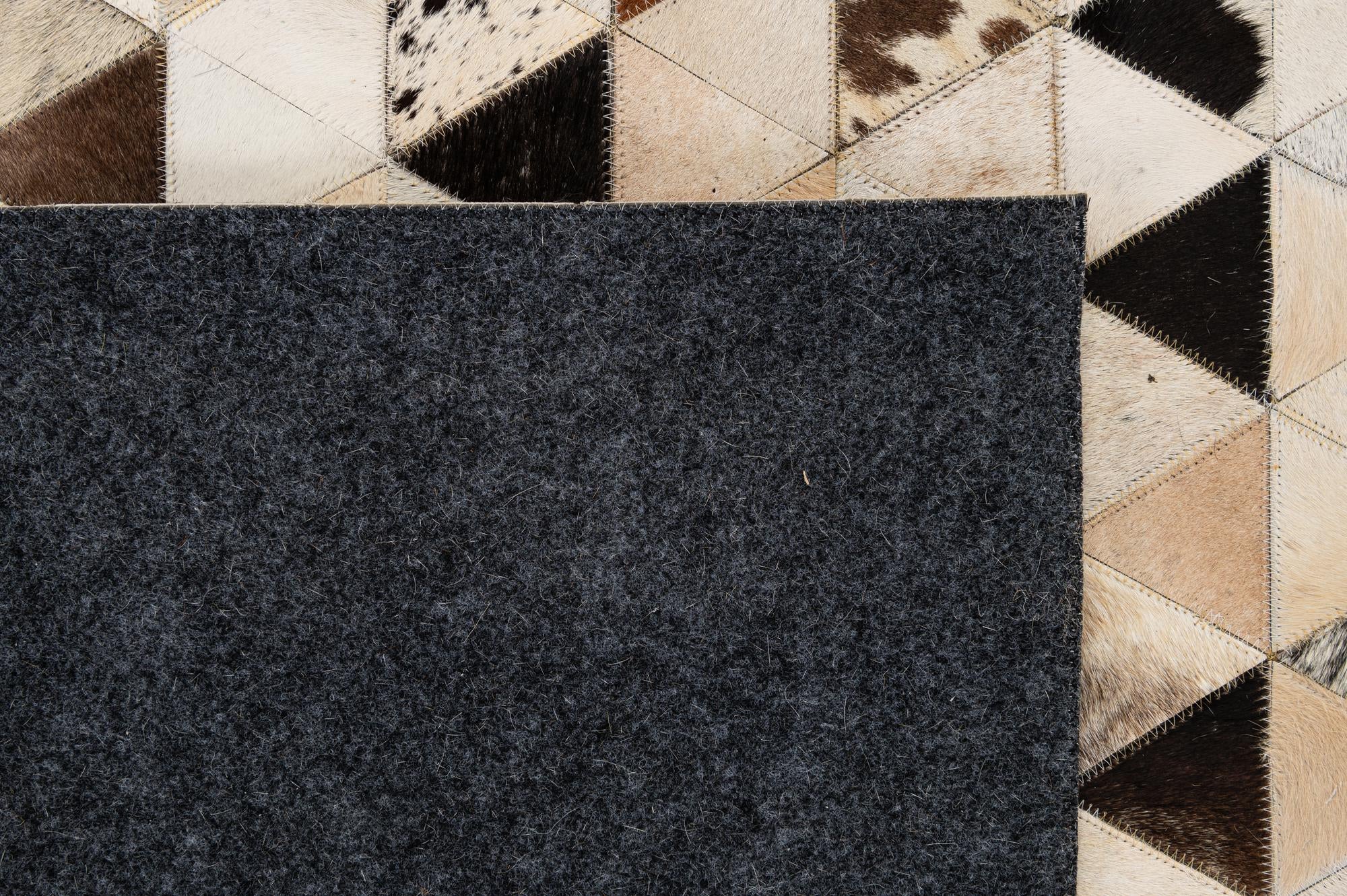 8' x 9' 10 Cowhide - Patchwork Rug