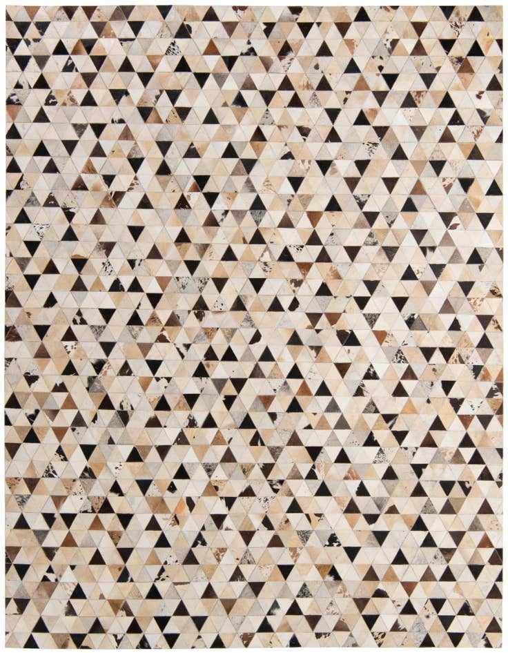 Detail image of 8' x 9' 10 Cowhide - Patchwork Rug