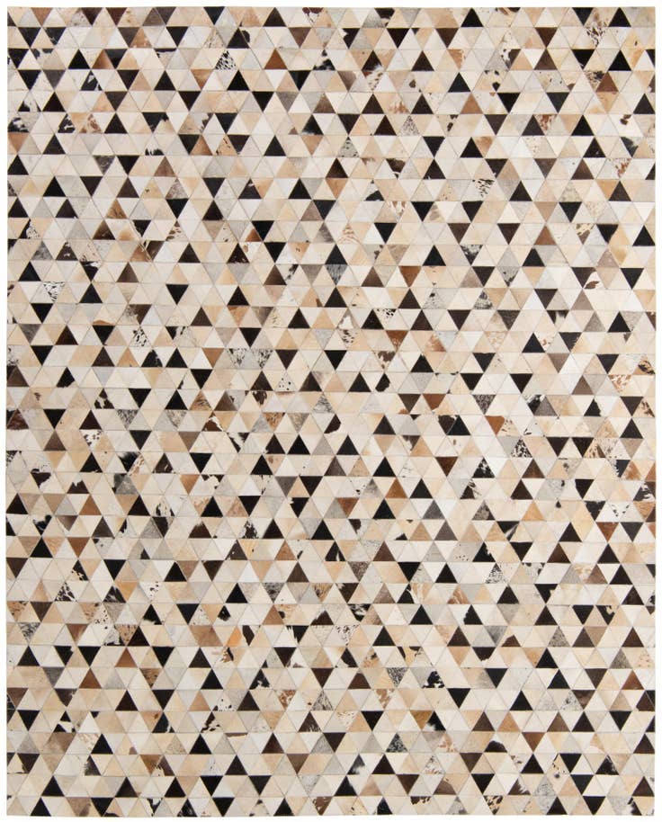 Detail image of 8' x 9' 10 Cowhide - Patchwork Rug