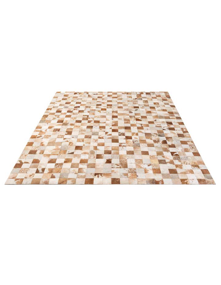 8' x 9' 11 Cowhide - Patchwork Rug