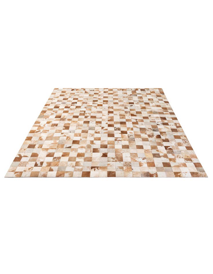 Detail image of 8' x 9' 11 Cowhide - Patchwork Rug