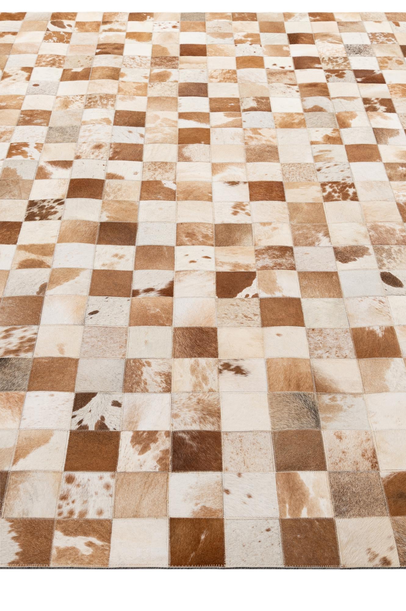 8' x 9' 11 Cowhide - Patchwork Rug