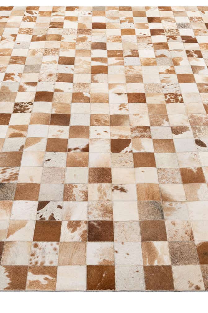 8' x 9' 11 Cowhide - Patchwork Rug