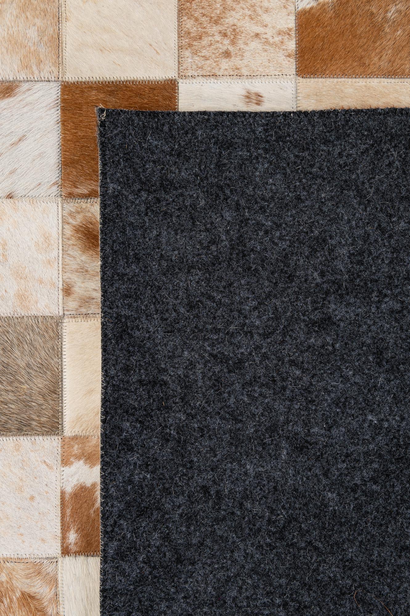 8' x 9' 11 Cowhide - Patchwork Rug
