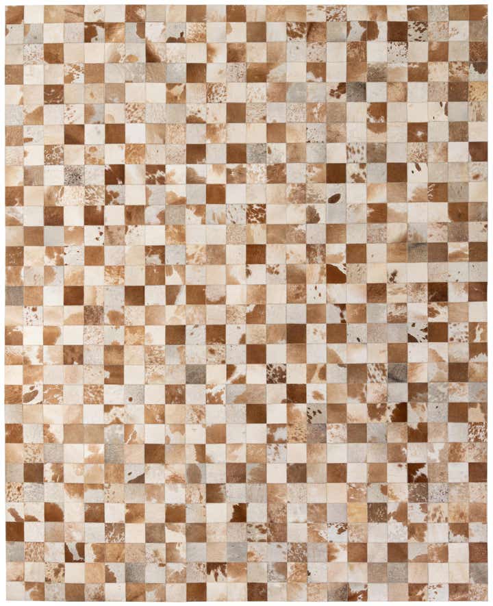 8' x 9' 11 Cowhide - Patchwork Rug