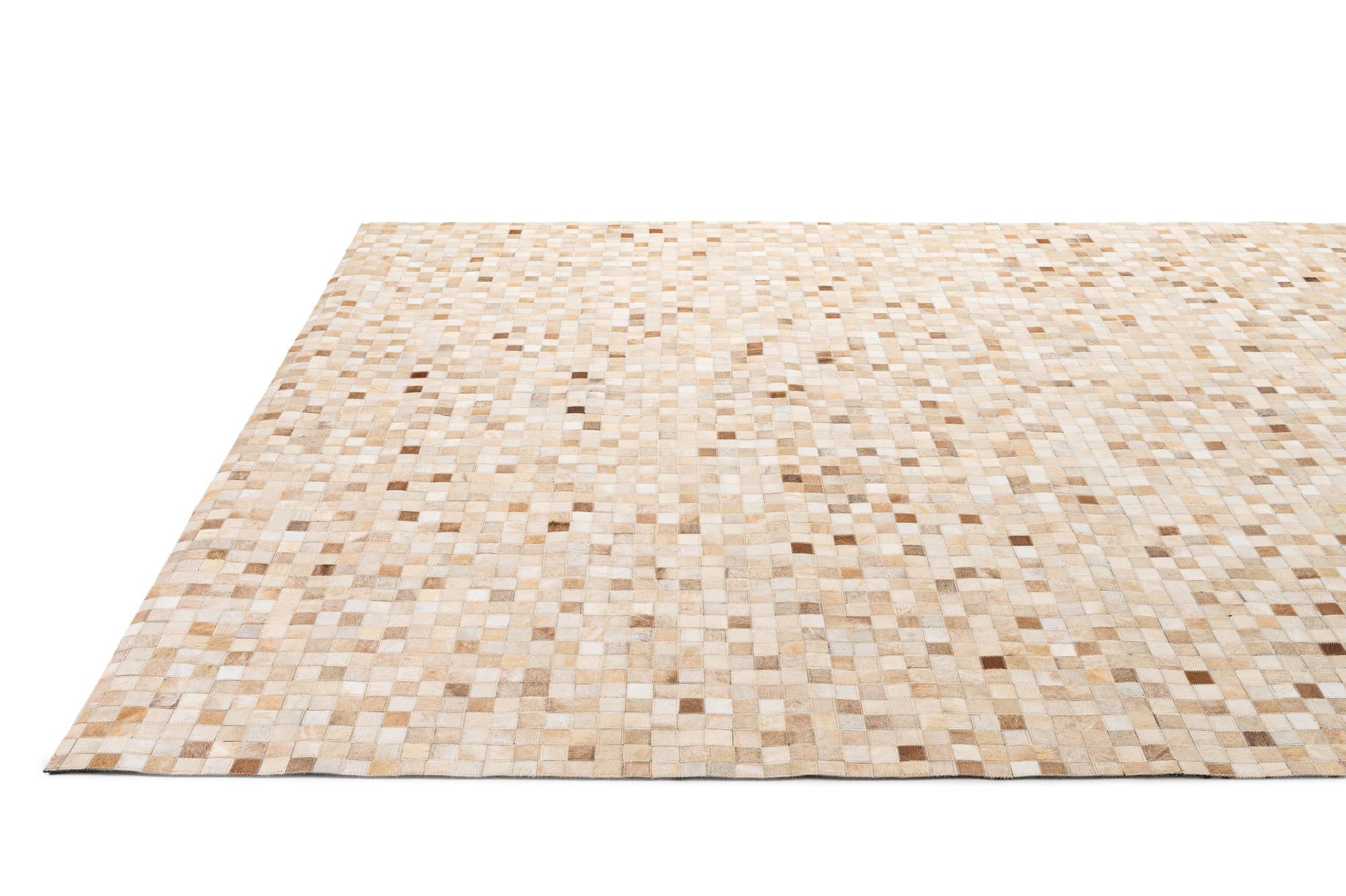 8' 1 x 9' 11 Cowhide - Patchwork Rug