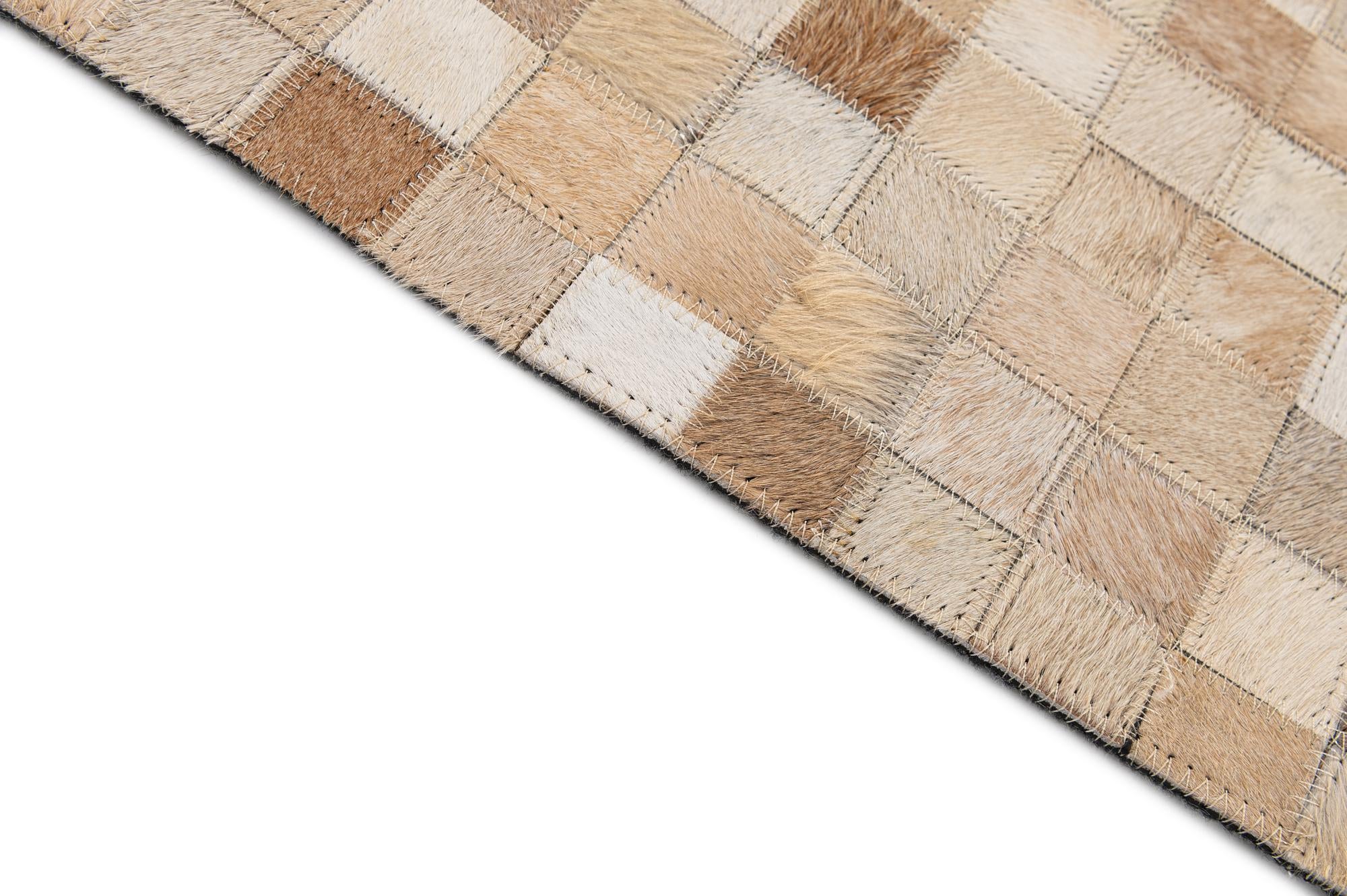 8' 1 x 9' 11 Cowhide - Patchwork Rug