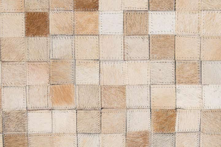 8' 1 x 9' 11 Cowhide - Patchwork Rug