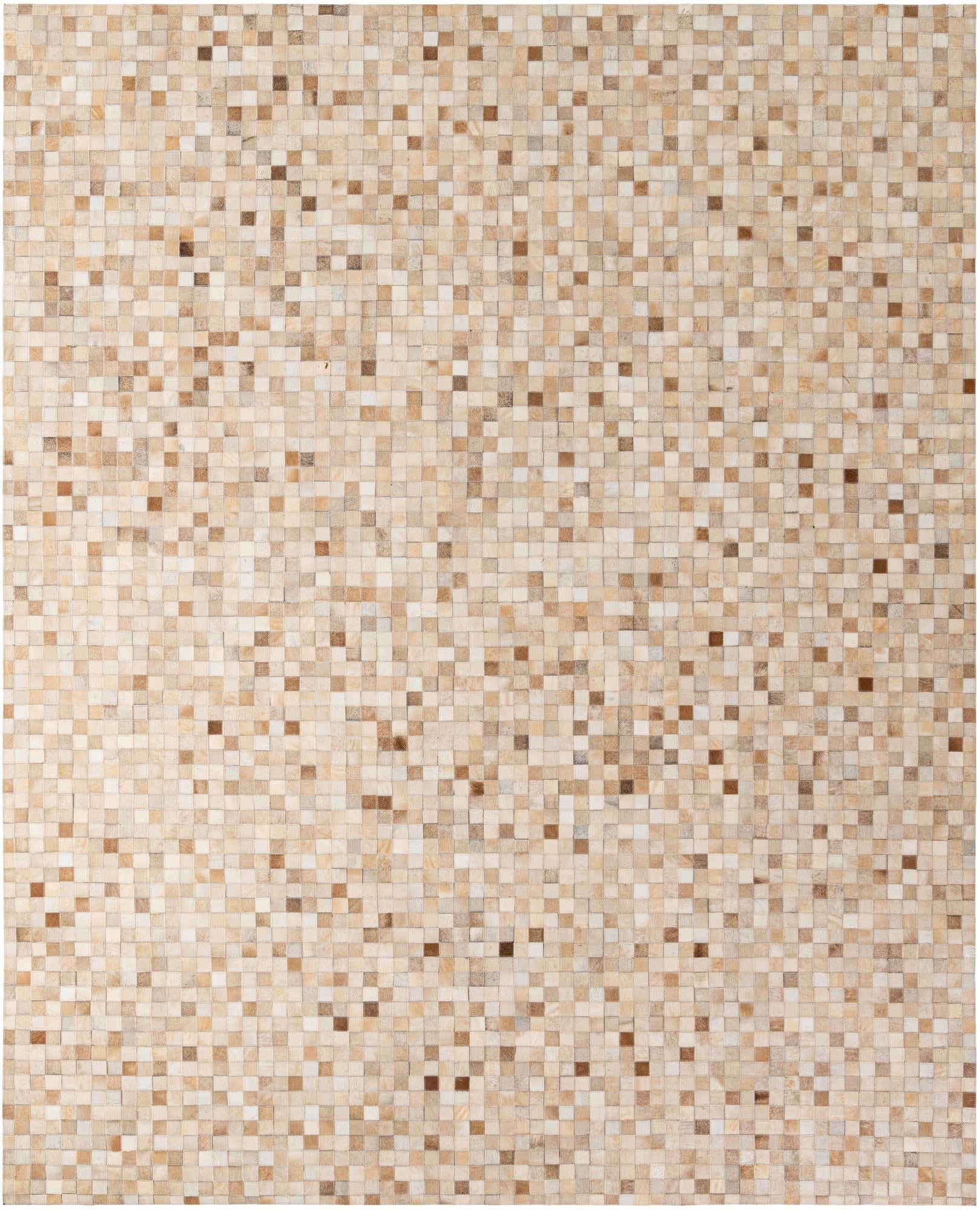8' 1 x 9' 11 Cowhide - Patchwork Rug