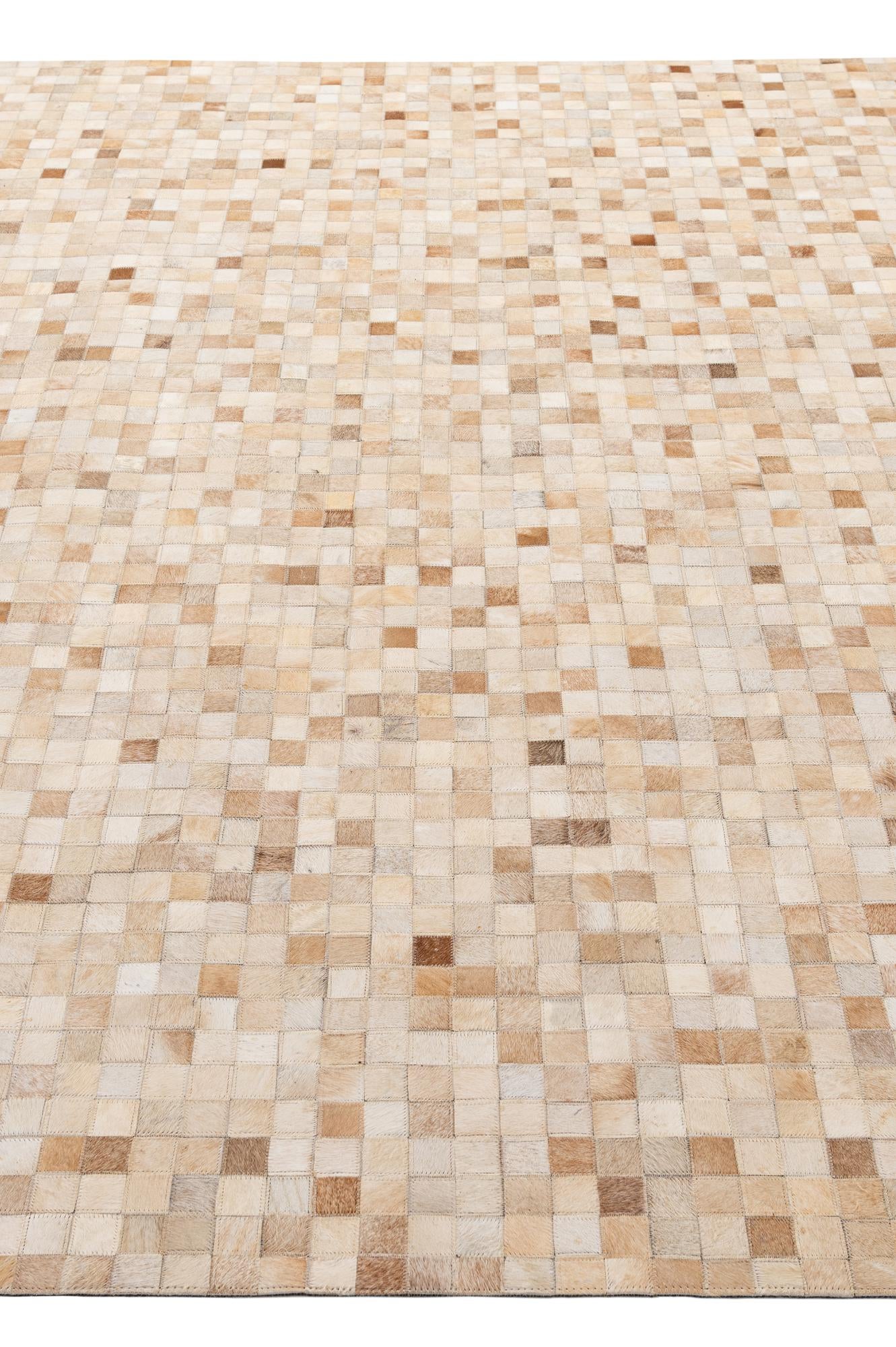 8' 1 x 10' Cowhide - Patchwork Rug