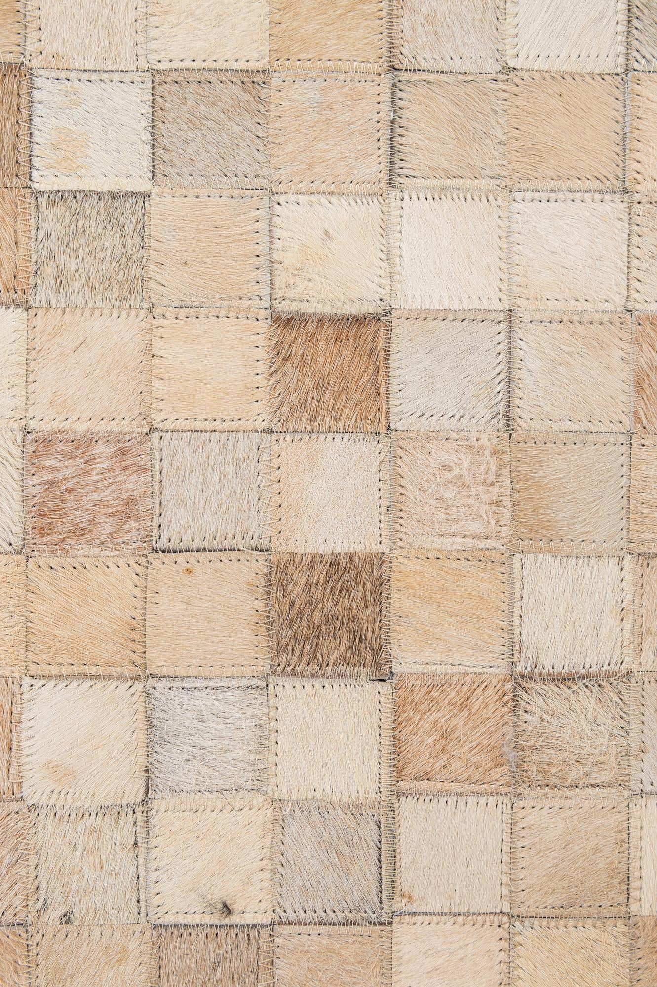 8' 1 x 10' Cowhide - Patchwork Rug