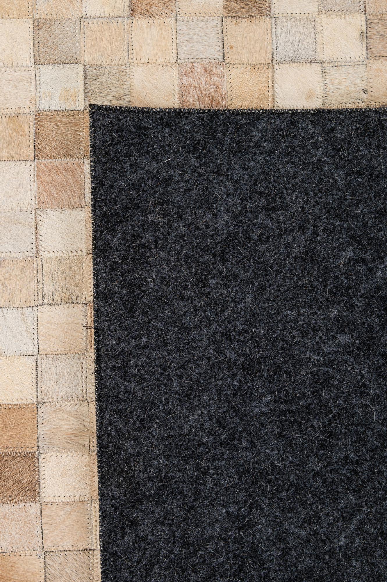 8' 1 x 10' Cowhide - Patchwork Rug